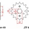 EK/JT Kettingkit 428ZVX 16/50 - standaard achtertandwiel