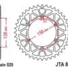 EK/JT Kettingkit 520SRX2 14/50 - ultralicht achtertandwiel