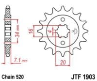 800Wx800H-3068617-3 EK/JT Kettingkit 520SRX2 14/45 - standaard achtertandwiel