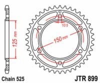 800Wx800H-3068618-2 EK/JT Kettingkit 525SRX2 17/42 - standaard achtertandwiel