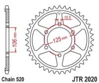 800Wx800H-3068628-2 EK/JT Kettingkit 520SRX2 17/41 - standaard achtertandwiel