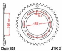 800Wx800H-3068650-2 EK/JT Kettingkit 525SRX2 17/41 - standaard achtertandwiel