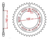 800Wx800H-3068653-2 EK/JT Kettingkit 525SRX2 17/42 - standaard achtertandwiel