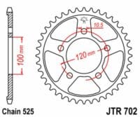800Wx800H-3068669-2 EK/JT Kettingkit 525SRX2 16/40 - standaard achtertandwiel