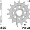 EK/PBR Kettingkit 520SRX2 13/50 - ultralicht achtertandwiel