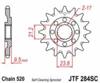 EK/JT Kettingkit 520M3 13/48 - ultralicht achtertandwiel
