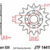 EK/JT Kettingkit 520M3 14/49 - ultralicht achtertandwiel