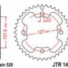 800Wx800H-3069466-2 EK/JT Kettingkit 520SRX2 14/38 - standaard achtertandwiel