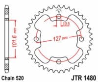 800Wx800H-3069466-2 EK/JT Kettingkit 520SRX2 14/38 - standaard achtertandwiel