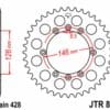 800Wx800H-3069541-2 EK/JT Kettingkit 428SR 14/50 - standaard achtertandwiel