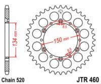800Wx800H-3069575-2 EK/JT Kettingkit 520M3 12/47 - standaard achtertandwiel