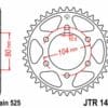 800Wx800H-3069845-2 EK/JT Kettingkit 525ZVX3 15/43 - standaard achtertandwiel