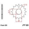 800Wx800H-3069851-3 EK/JT Kettingkit 525ZVX3 17/43 - standaard achtertandwiel