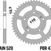 800Wx800H-3070340-2 EK/PBR Kettingkit 520SRX2 15/41 - standaard achtertandwiel