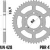 EK/PBR Kettingkit 428DEH 15/37 - Standaard achtertandwiel