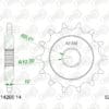 800Wx800H-3070431-3 AFAM Kettingkit 520XLR2 14/69 - Standaard achtertandwiel
