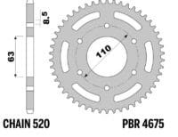 800Wx800H-3070612-2 Kettingkit EK/PBR 520SRX2 15/42 - ultralicht hard geanodiseerd achtertandwiel