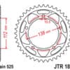 800Wx800H-3070752-2 EK/JT Kettingkit 525ZVX3 16/45/120 - standaard achtertandwiel