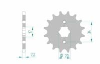 800Wx800H-3070773-4 AFAM Kettingkit 428XMR2 15/48 - Standaard achtertandwiel