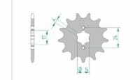 800Wx800H-3070779-3 AFAM Kettingkit 420R1G 12/47 - Standaard achtertandwiel