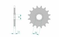 AFAM Kettingkit 420R1 11/60-138 - Standaard achtertandwiel