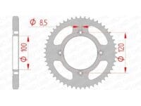 800Wx800H-3070891-2 AFAM Kettingkit 428M 12/50-132 - Standaard achtertandwiel