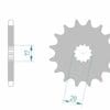 800Wx800H-3070891-3 AFAM Kettingkit 428M 12/50-132 - Standaard achtertandwiel