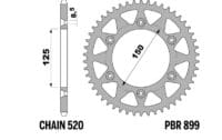 800Wx800H-3070990-2 EK/PBR Kettingkit 520 M3 - 13/49-116 - Standaard achtertandwiel staal
