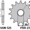 EK/PBR Kettingkit 525 ZVX3 - 16/42-102 – Standaard achtertandwiel staal