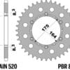 EK/PBR Kettingkit 520 SRX2 - 14/41-104 – Standaard achtertandwiel staal