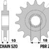 EK/PBR Kettingkit 520 SRX2 - 14/46-112 – Standaard achtertandwiel standaard