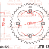 EK/JT Kettingkit 520 SRX2 - 14/38-94 – Standaard achtertandwiel staal