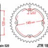 EK/JT Kettingkit 520 SRX2 - 13/38-98 – Standaard achtertandwiel staal