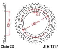 800Wx800H-3071584-2 EK/JT Kettingkit 525 MVXZ2 - 16/43-120 – Standaard achtertandwiel staal