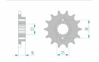 800Wx800H-3071736-3 AFAM Kettingkit 520 XHR4 - 15/46-104 – Standaard achtertandwiel staal