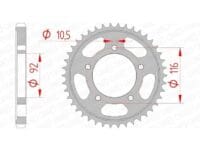 AFAM Kettingkit 530 XHR4 - 17/42-118 – Standaard achtertandwiel staal