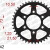 800Wx800H-3071786-2 AFAM Kettingkit 525 XHR4 - 16/42-124 – Standaard achtertandwiel staal