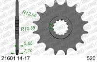 800Wx800H-3071809-3 AFAM Kettingkit 520 XSR4 - 16/46-112 – Standaard achtertandwiel staal