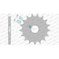 AFAM Kettingkit 525 XHR4 - 17/44-118 – Standaard achtertandwiel staal