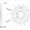 AFAM Kettingkit 525 XHR4 - 15/40-110 – Standaard achtertandwiel staal