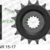 800Wx800H-3071929-3 AFAM Kettingkit 525 XHR4 - 15/48-118 – Standaard achtertandwiel staal