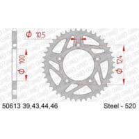 800Wx800H-3071984-2 AFAM Kettingkit 520 XHR4 - 15/43-106 – Standaard achtertandwiel staal