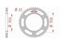 800Wx800H-3071988-2 AFAM Kettingkit 520 XSR4 - 16/47-112 – Standaard achtertandwiel staal