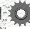800Wx800H-3071992-3 AFAM Kettingkit 520 XHR4 - 15/43-106 – Standaard achtertandwiel aluminium