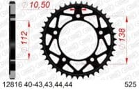 AFAM Kettingkit 525 XHR4 - 16/45-120 – Standaard achtertandwiel staal