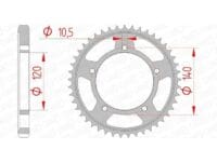 AFAM Kettingkit 530 XHR4 - 18/43-118 – Standaard achtertandwiel staal
