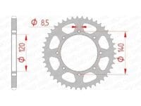 800Wx800H-3072300-2 AFAM Kettingkit 520 XSR4 - 14/48-114 – Standaard achtertandwiel staal
