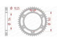 800Wx800H-3072767-2 AFAM Kettingkit 525 XHR4 - 16/40-118 – Standaard achtertandwiel staal
