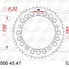 800Wx800H-3073096-2 AFAM Kettingkit 520 XSR4 - 15/45-118 – Standaard achtertandwiel staal