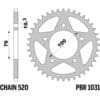 EK/PBR Kettingkit 520 SROZ2 - 15/46-114 – Standaard achtertandwiel staal